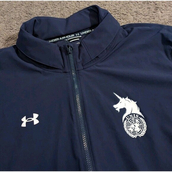 Under Armour UN United Nations International School 3.0 Warm Up Jacket Men's 2XL - Picture 2 of 8